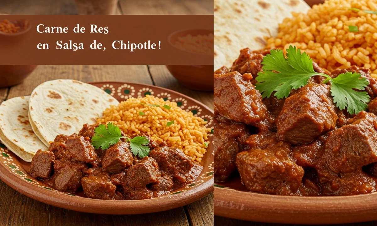 Carne de Res en Salsa de Chipotle